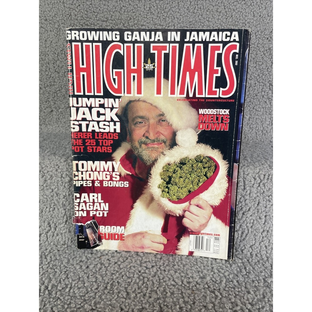 High Times #292 Dec 1999 Jumpin' Jack Stash Tommy Chong Carl Sagan Ganja Jamaica